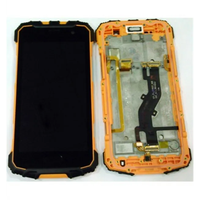 Ulefone Armor 2 pantalla lcd + tactil negro + marco naranja premium