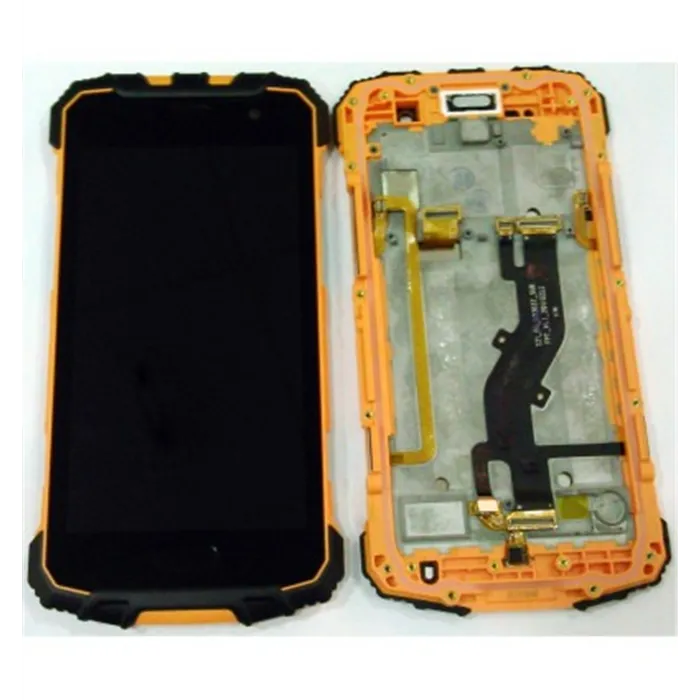 Ulefone Armor 2 pantalla lcd + tactil negro + marco naranja premium