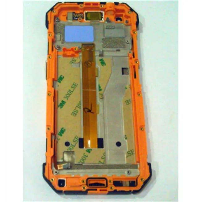 Pantalla LCD para Ulefone Armor 3 Armor 3T mas tactil negro mas marco naranja calidad premium