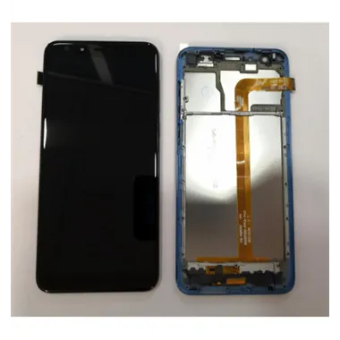 Pantalla LCD para Ulefone Mix 2 mas tactil negro mas marco azul