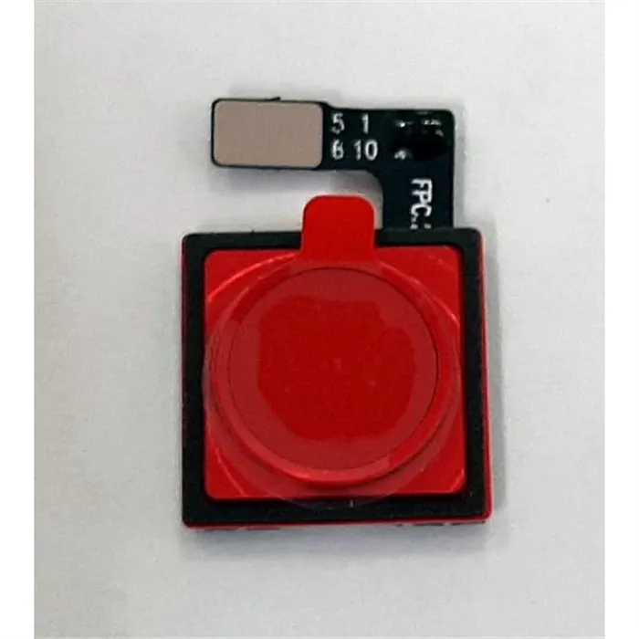 Flex boton home rojo para Ulefone Note 10 calidad premium