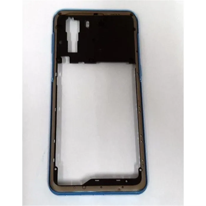 Carcasa central o marco azul para Ulefone Note 13P calidad premium