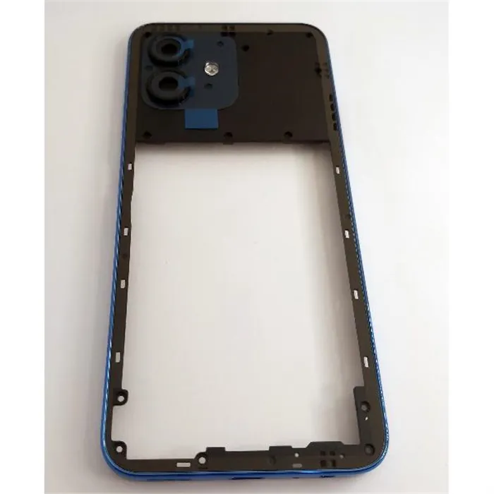 Carcasa o marco central azul para Ulefone Note 16 Pro calidad premium