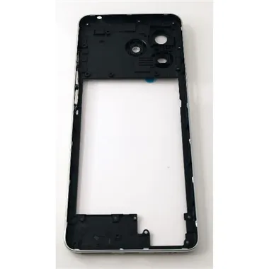 Carcasa o marco central plata para Ulefone Note 18 Ultra 5G con cristal de camara