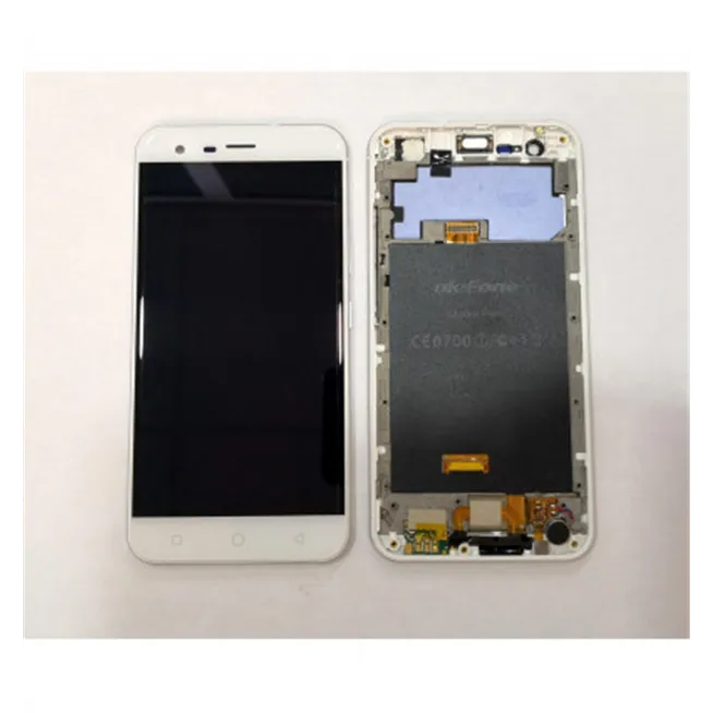Pantalla LCD para Ulefone Paris mas tactil blanco mas marco blanco