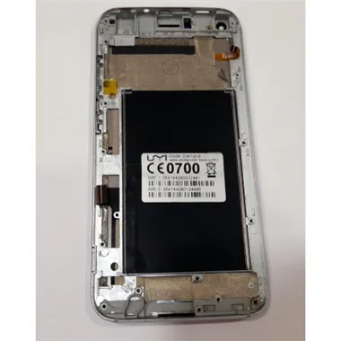 Pantalla lcd para Umi Diamond X mas tactil negro mas marco plata calidad premium