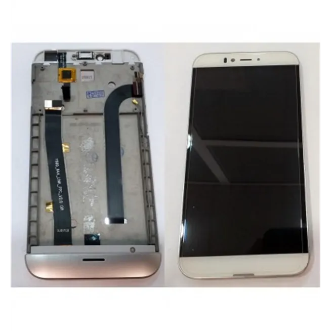 Umi Iron Pro pantalla lcd + tactil blanco + marco plata