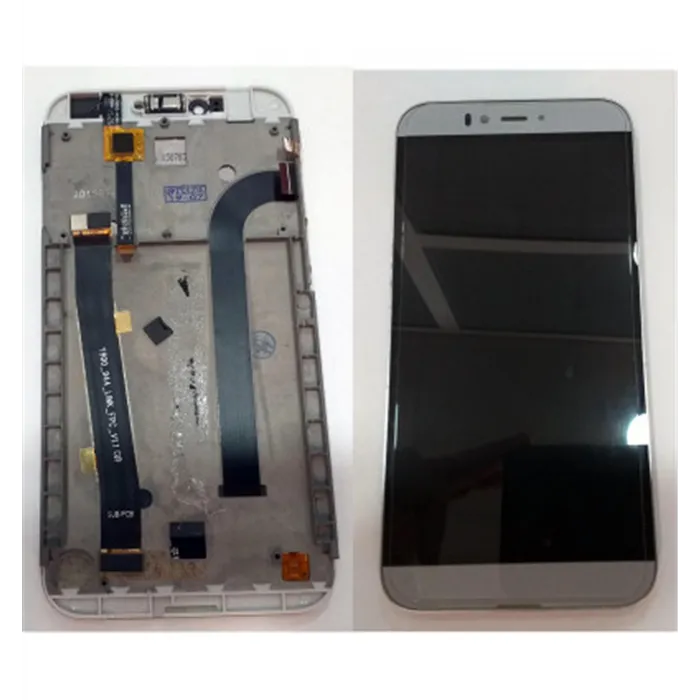 Umi Iron Pro pantalla lcd + tactil gris + marco plata