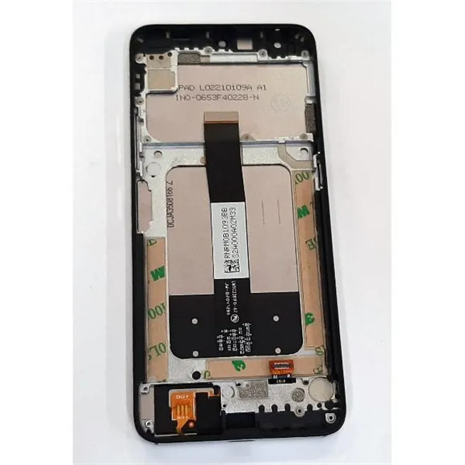 Pantalla lcd para Umidigi A11 mas tactil negro mas marco plata calidad premium