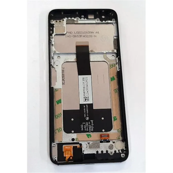 Pantalla lcd para Umidigi A11 mas tactil negro mas marco plata calidad premium