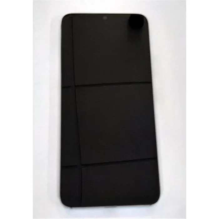 Pantalla lcd para Umidigi A11 mas tactil negro mas marco plata calidad premium