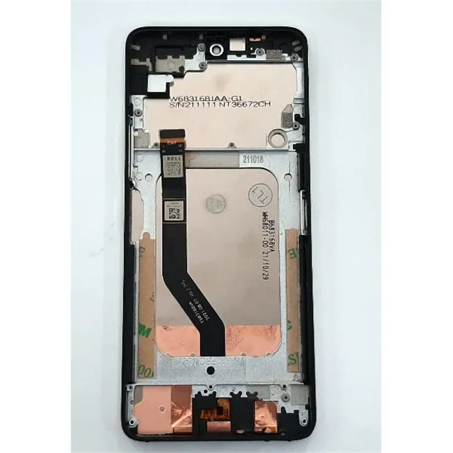Pantalla lcd para Umidigi A11 Pro Max mas tactil negro mas marco plata calidad premium