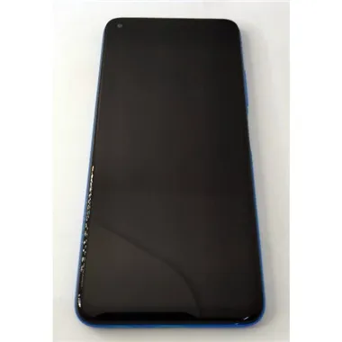 Pantalla lcd para Umidigi F2 mas tactil negro con marco azul calidad premium