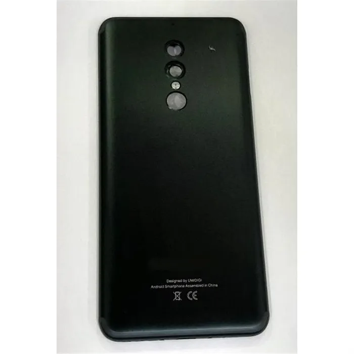 Tapa trasera o tapa bateria negra pra Umidigi S2
