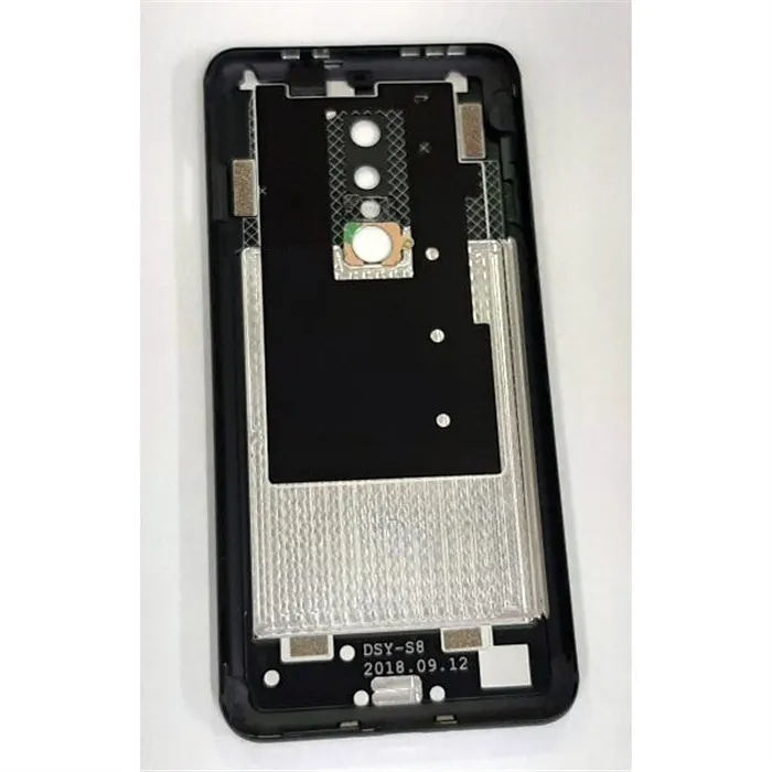 Tapa trasera o tapa bateria negra pra Umidigi S2