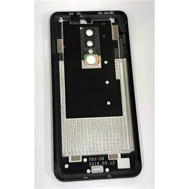 Tapa trasera o tapa bateria negra pra Umidigi S2