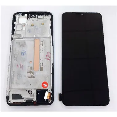 Pantalla lcd para Vivo V21 5G V2050 ma stactil negro mas marco negro calidad TFT