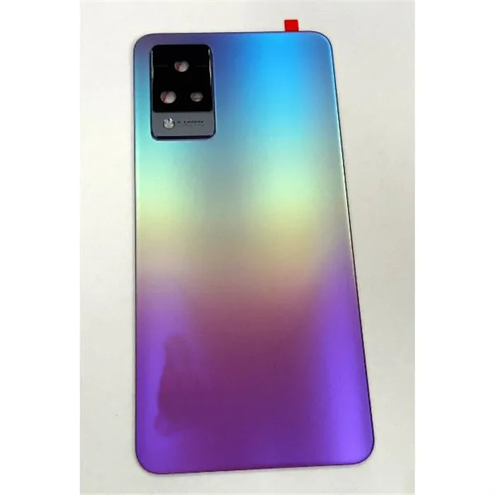 Tapa trasera o tapa bateria rosa para Vivo V21 5G mas cubierta camara