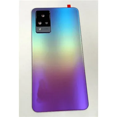 Tapa trasera o tapa bateria rosa para Vivo V21 5G mas cubierta camara