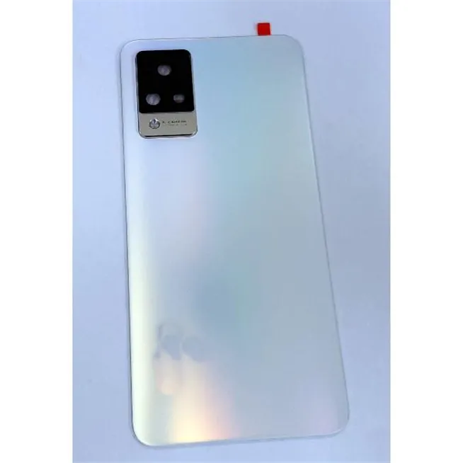 Tapa trasera o tapa bateria blanca para Vivo V21 5G mas cubierta camara