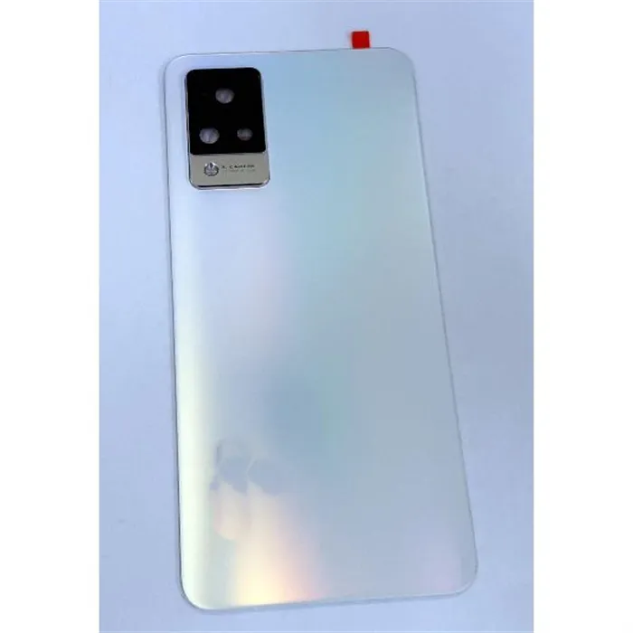 Tapa trasera o tapa bateria blanca para Vivo V21 5G mas cubierta camara
