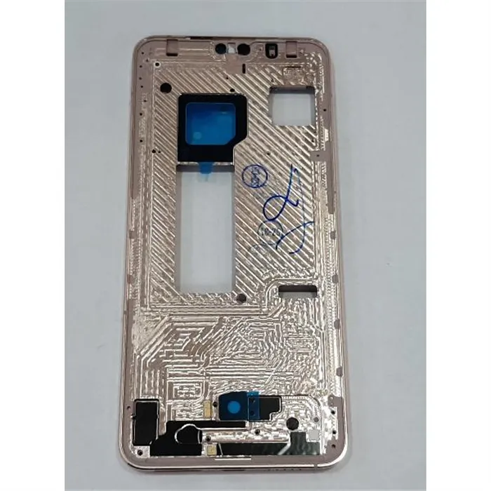Carcasa central o marco dorado para Vivo V23 5G V2130 calidad premium