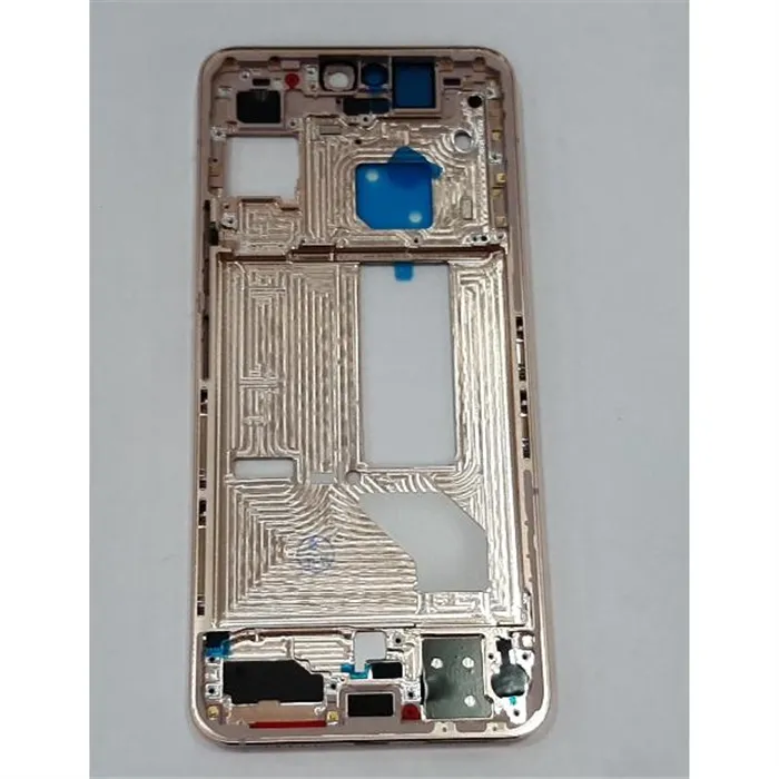 Carcasa central o marco dorado para Vivo V23 5G V2130 calidad premium