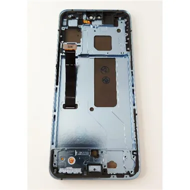 Pantalla lcd mas tactil negro con marco azul para Vivo V23 5G V2130 calidad premium
