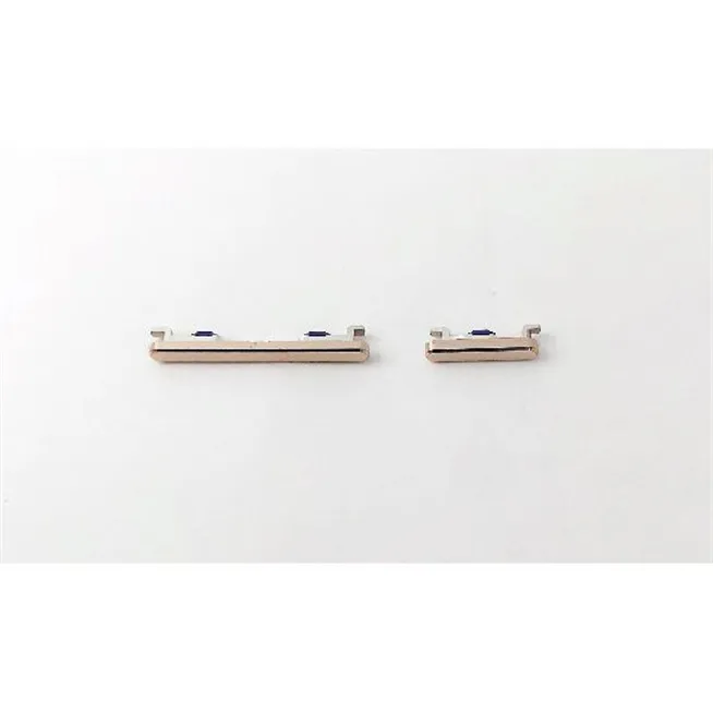 Set 2 botones dorados para Vivo V23 5G V2130 calidad premium