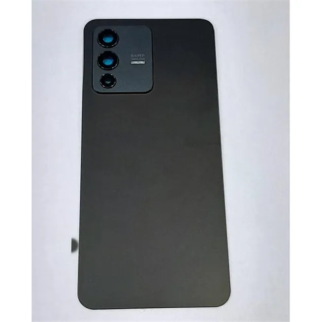 Tapa trasera o tapa bateria negra para Vivo V23 5G V2130 mas cubierta camara compatible