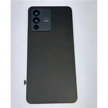 Tapa trasera o tapa bateria negra para Vivo V23 5G V2130 mas cubierta camara compatible