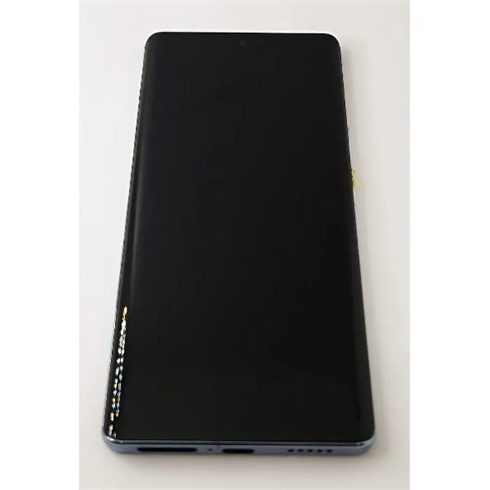 Pantalla lcd para Vivo V29 mas tactil negro con marco azul compatible Oled