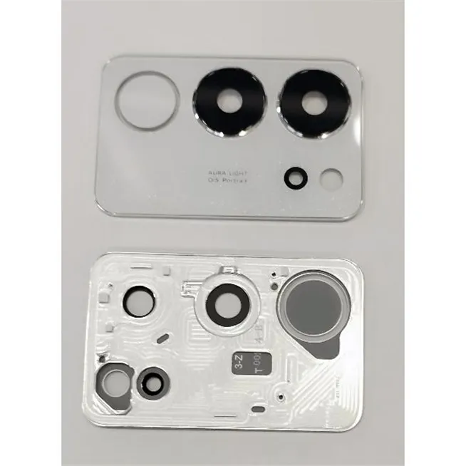 Lente de camara para Vivo V29 con marco blanco calidad premium