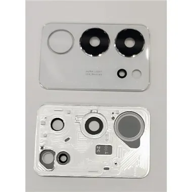 Lente de camara para Vivo V29 con marco blanco calidad premium