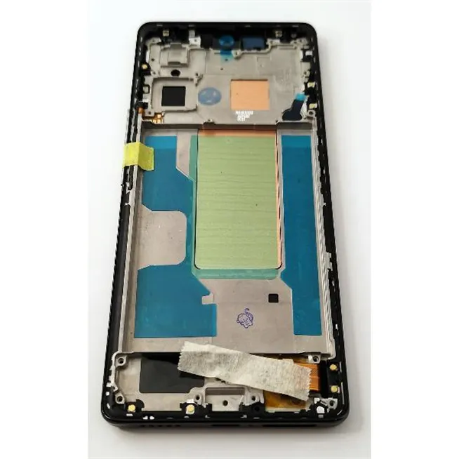 Pantalla lcd para Vivo V29 mas tactil negro con marco negro compatible TFT