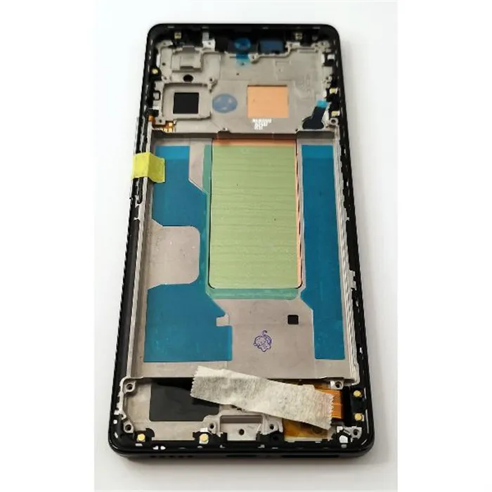 Pantalla lcd para Vivo V29 mas tactil negro con marco negro compatible TFT