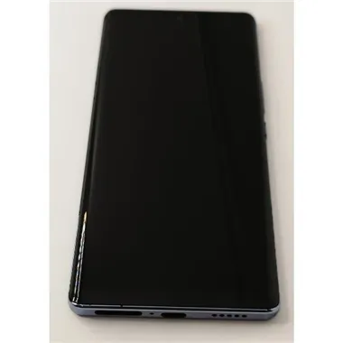 Pantalla lcd para Vivo V29 mas tactil negro con marco azul calidad premium