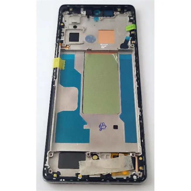 Pantalla lcd para Vivo V29 mas tactil negro con marco plata compatible Oled