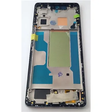 Pantalla lcd para Vivo V29 mas tactil negro con marco plata compatible Oled