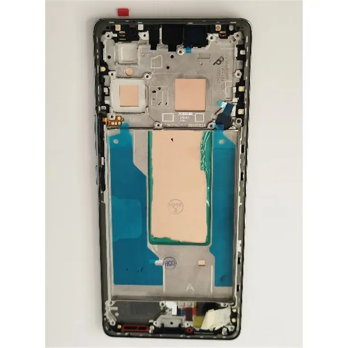 Pantalla lcd para Vivo V29 mas tactil negro con marco plata calidad premium