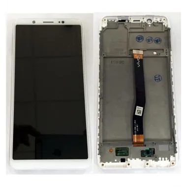 Vivo V7 Y75 pantalla lcd + tactil blanco + marco premium