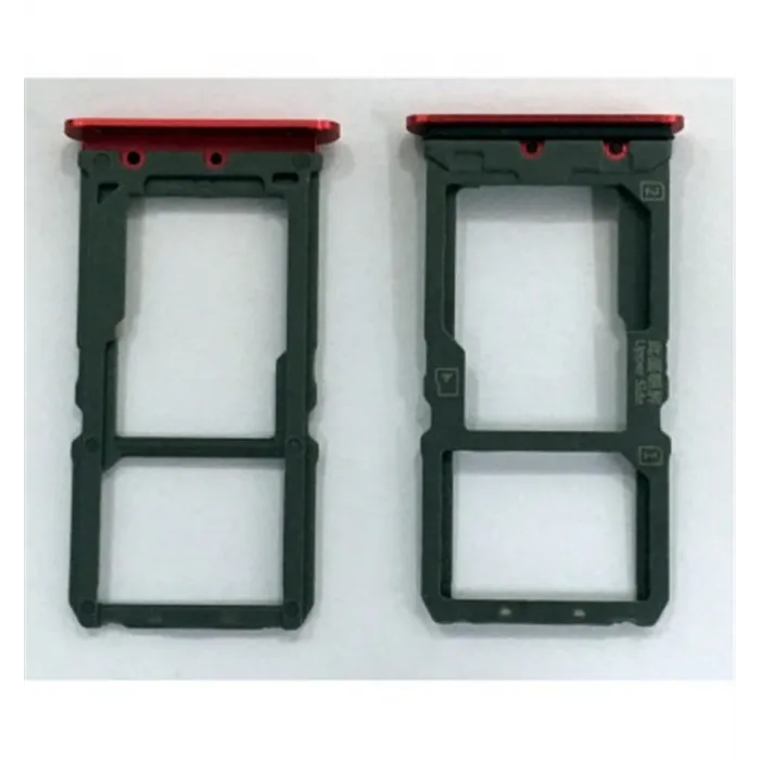 Soporte o bandeja dual sim roja para Vivo X21 calidad premium