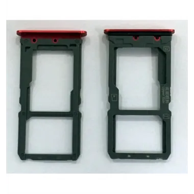 Soporte o bandeja dual sim roja para Vivo X21 calidad premium