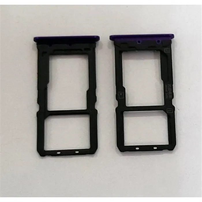 Soporte o bandeja dual sim purpura para Vivo X21 calidad premium
