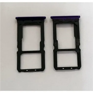 Soporte o bandeja dual sim purpura para Vivo X21 calidad premium