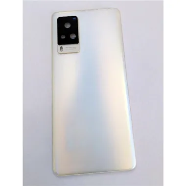 Tapa trasera o tapa bateria dorada para Vivo X60 Pro V2046 mas cubierta camara