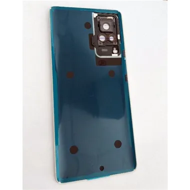 Tapa trasera o tapa bateria dorada para Vivo X60 Pro V2046 mas cubierta camara