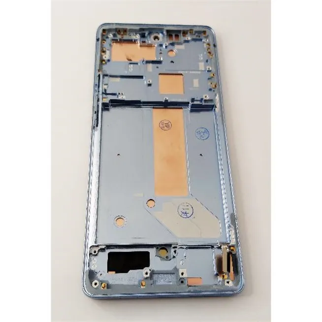 Pantalla lcd para Vivo X60 Pro 5G V2046 mas tactil negro mas marco azul calidad premium