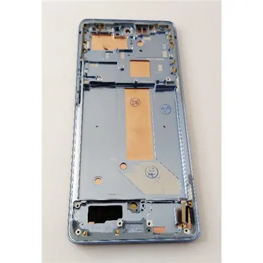 Pantalla lcd para Vivo X60 Pro 5G V2046 mas tactil negro mas marco azul calidad premium