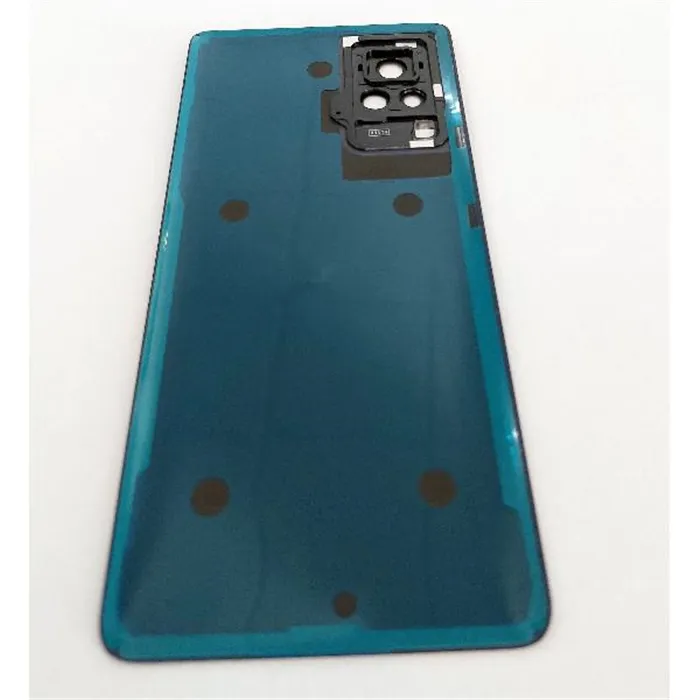 Tapa trasera o tapa bateria negra para Vivo X60 Pro V2046 mas cubierta camara